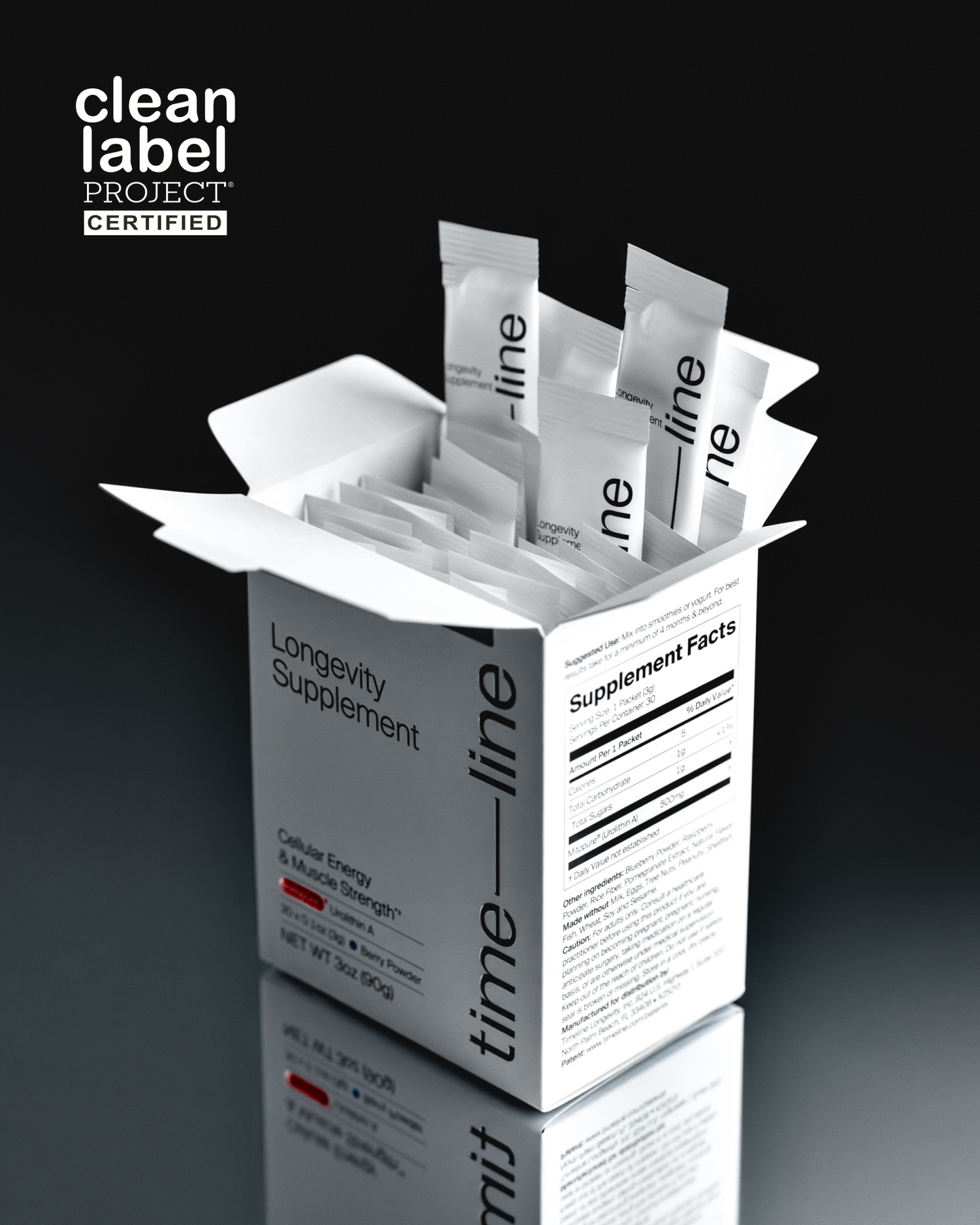 A precise 500 mg daily serving.
